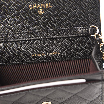Chanel Caviar Quilted Flap Classic Belt Bag Black 6 of 12