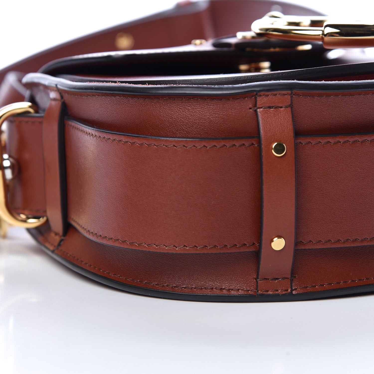 Chloe Calfskin Small Tess Bag Sepia Brown 8 of 9