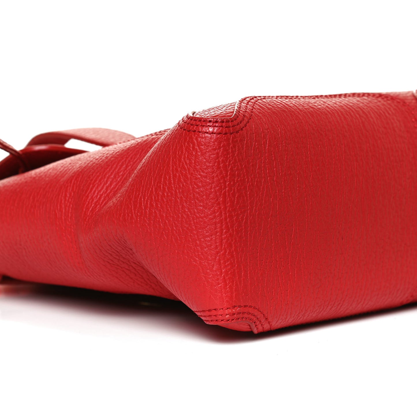 Textured Calfskin Medium Pashli Satchel Red