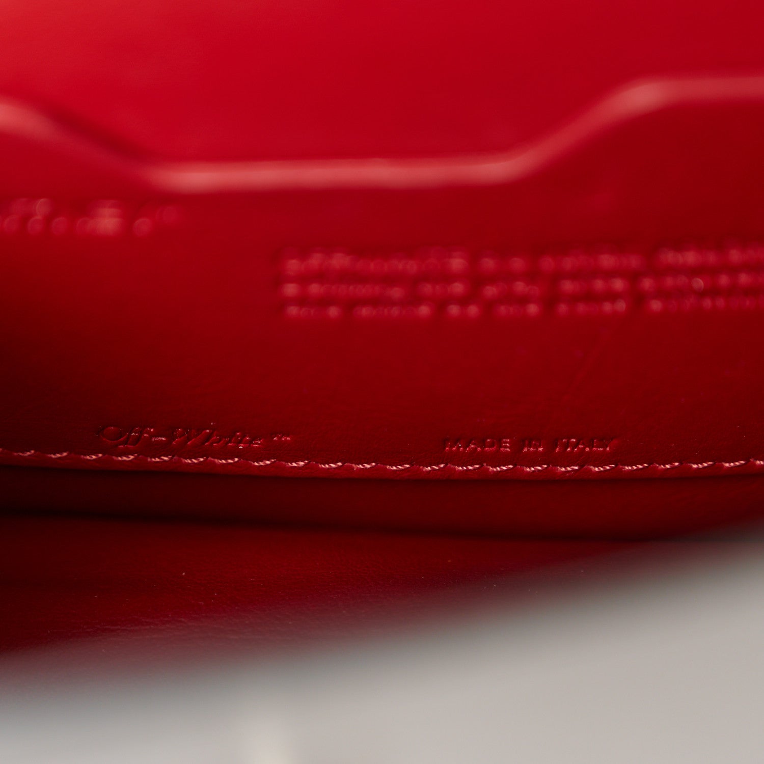 Off-White Calfskin Jitney 0.7 Crossbody Bag Black 8 of 12