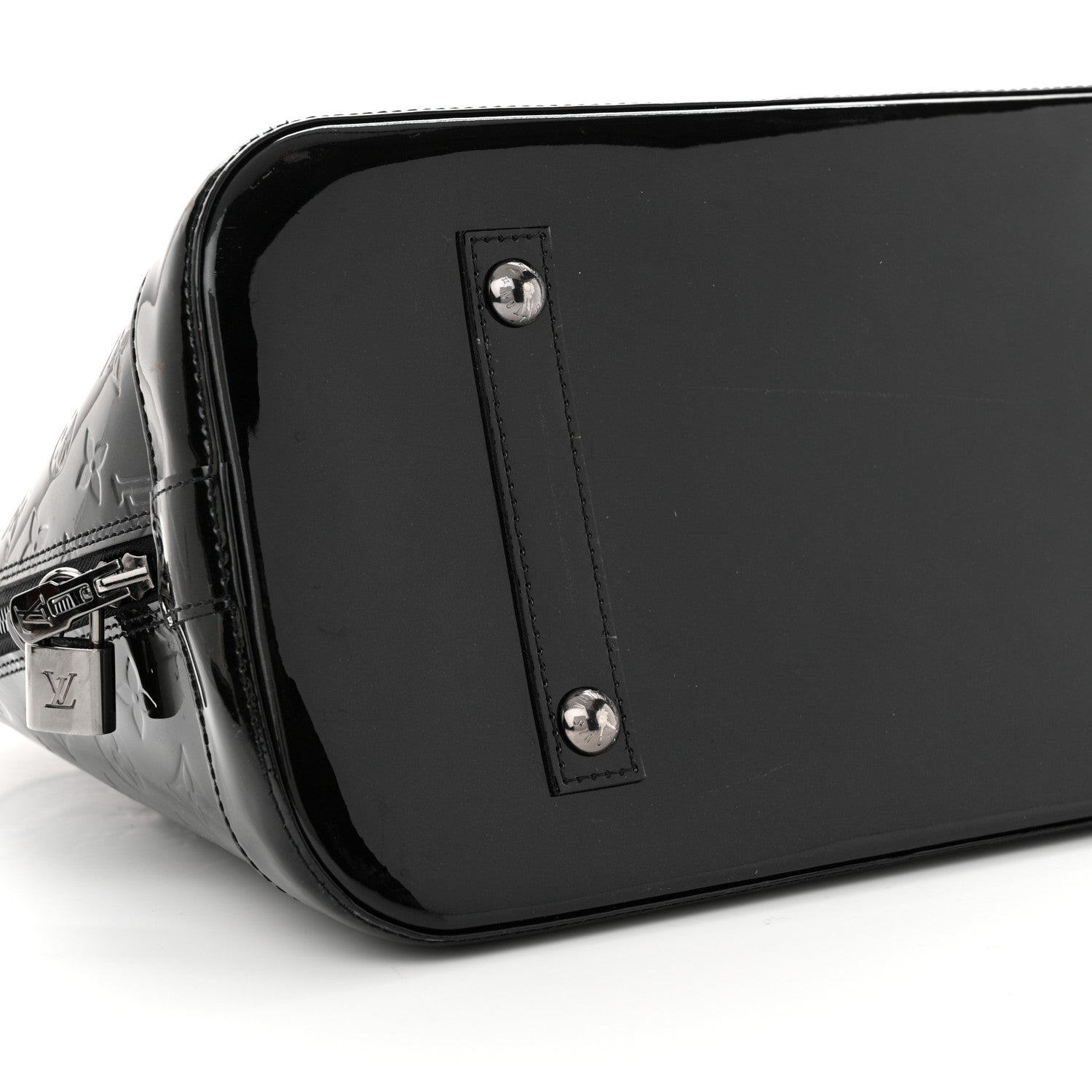 Louis Vuitton Vernis Alma GM Noir Magnetique 9 of 10