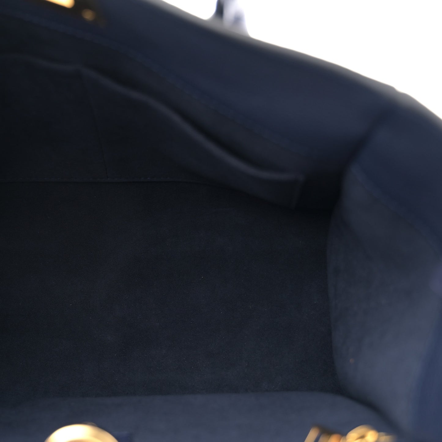Calfskin Mahina Braided On My Side MM Navy Blue