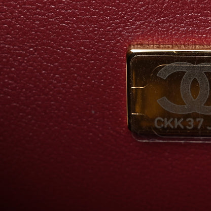 Chanel Lambskin Quilted CC In Love Heart Bag Black 9 of 10