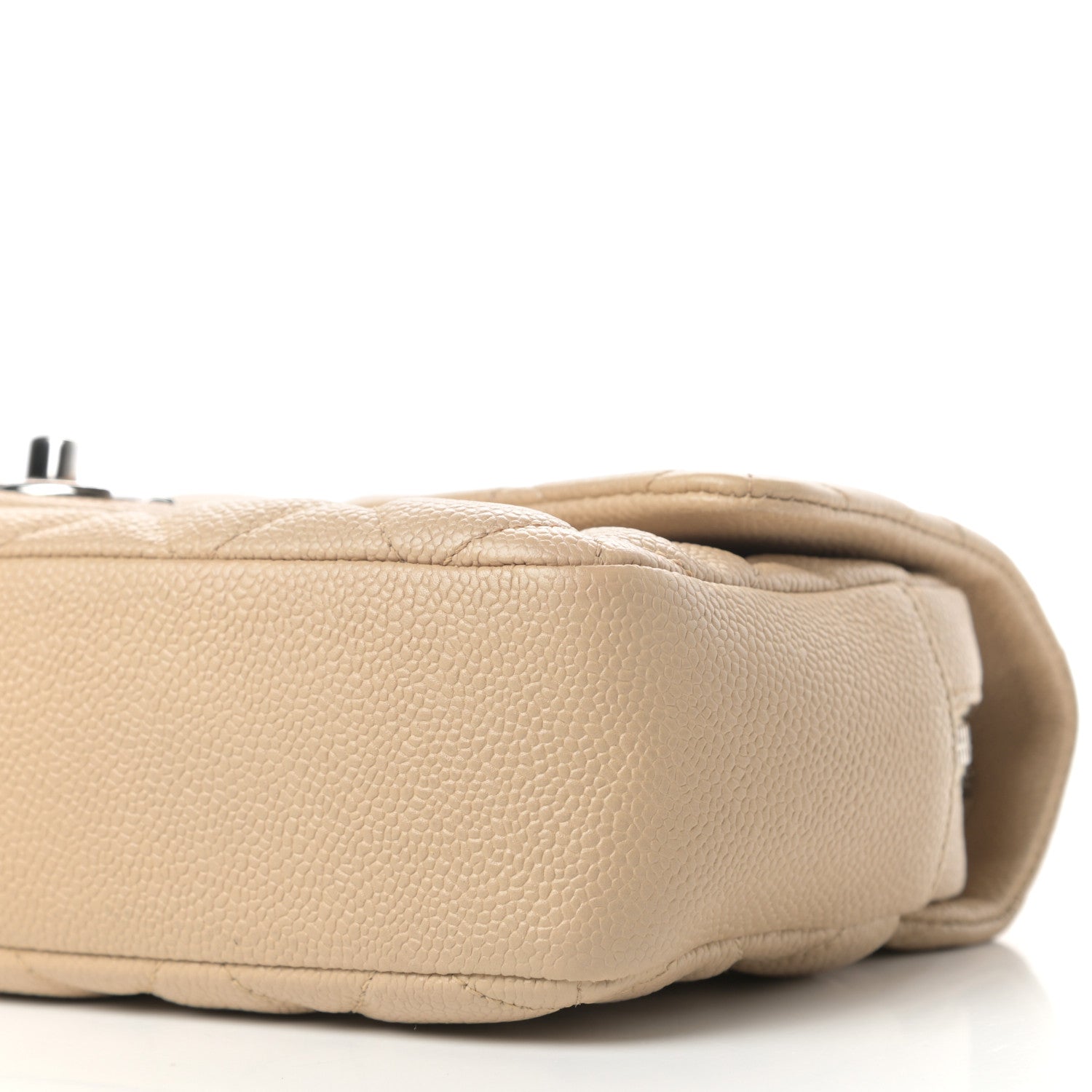 Chanel Caviar Quilted Medium Easy Flap Beige 9 of 11