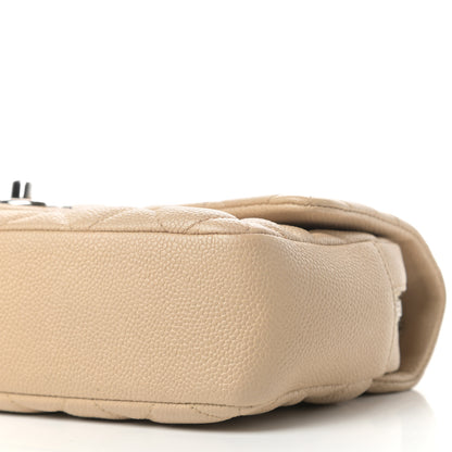 Chanel Caviar Quilted Medium Easy Flap Beige 9 of 11