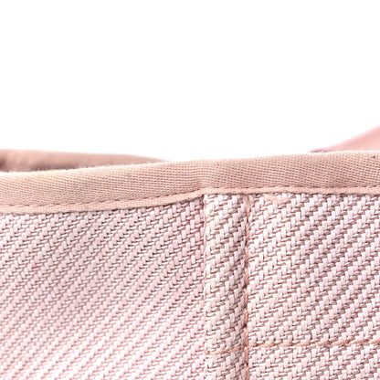 Chanel Mixed Fibers Calfskin Medium Deauville Tote Rose Pink 14 of 14