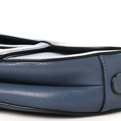 Christian Dior Calfskin Saddle Bag Sky Blue 10 of 10
