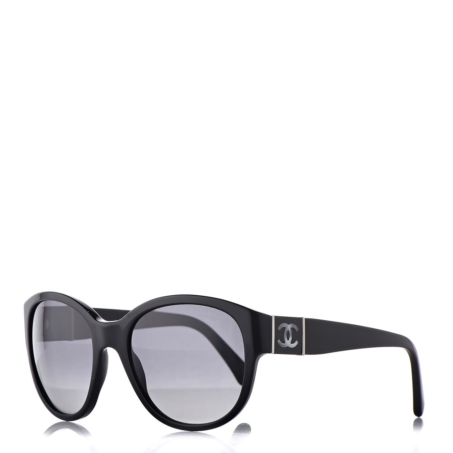 Chanel Polarized CC Sunglasses 5197-H Black 1 of 10