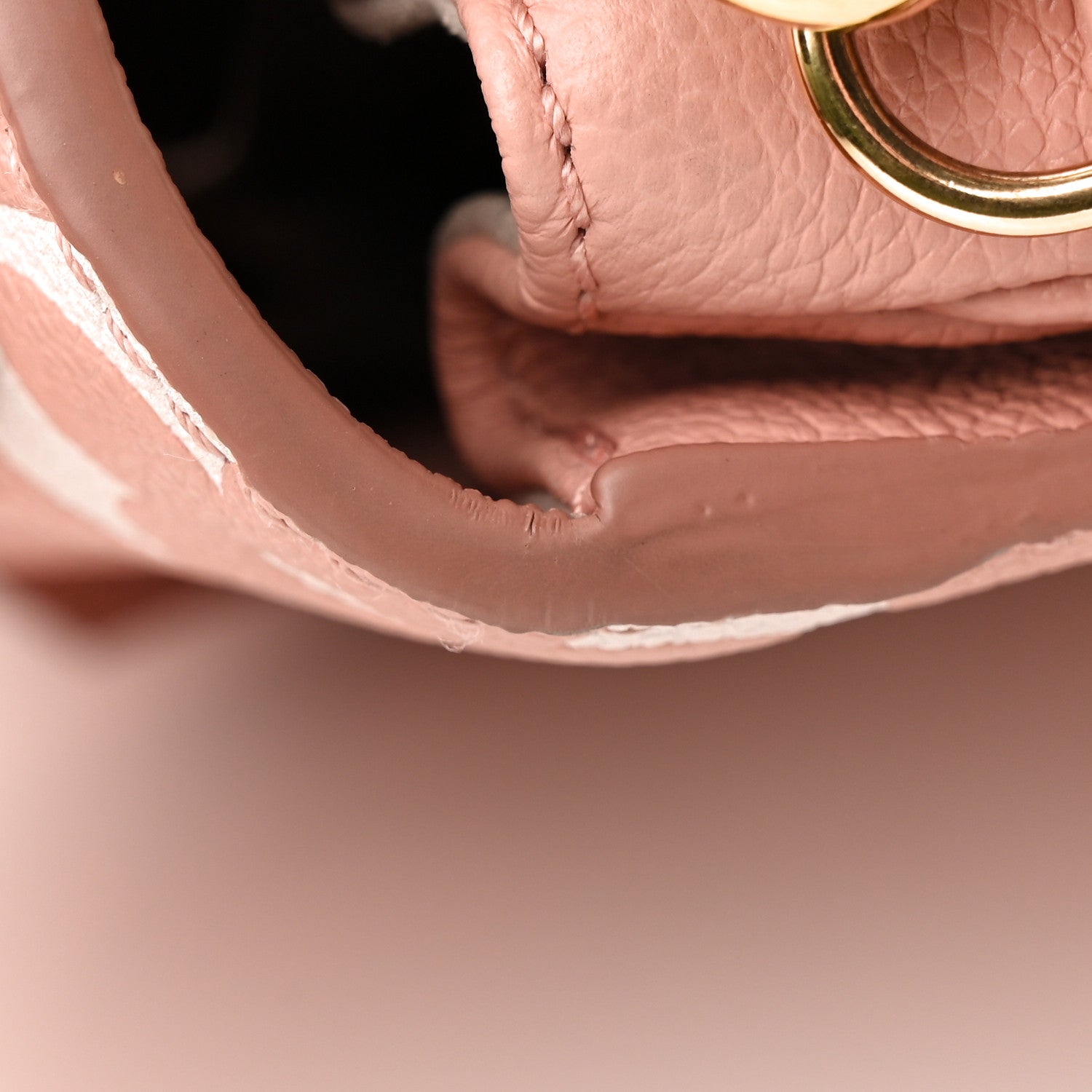 Louis Vuitton Empreinte Monogram Giant Pochette Metis Rose Trianon Cream 13 of 15
