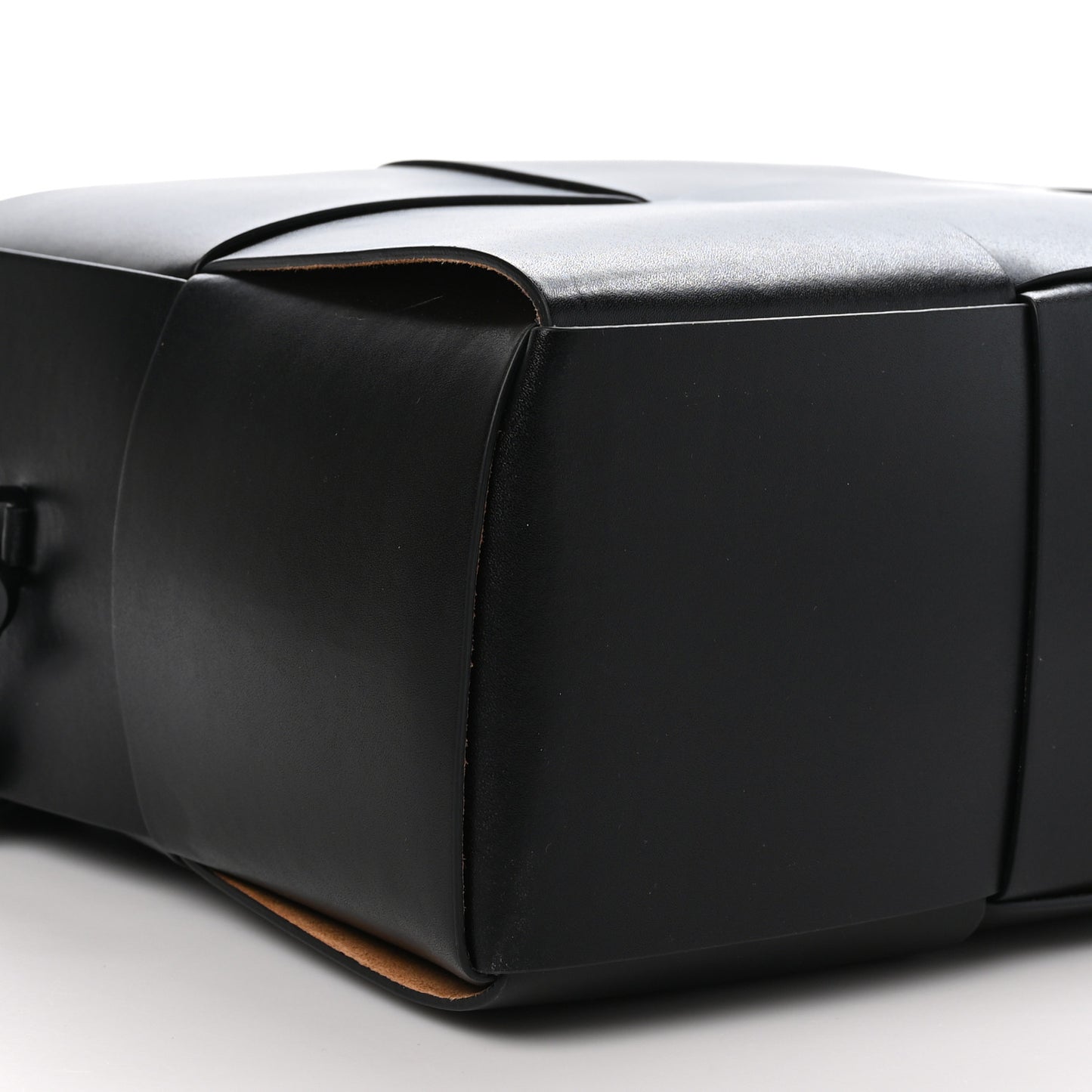 Calfskin Maxi Intrecciato Arco Briefcase Black