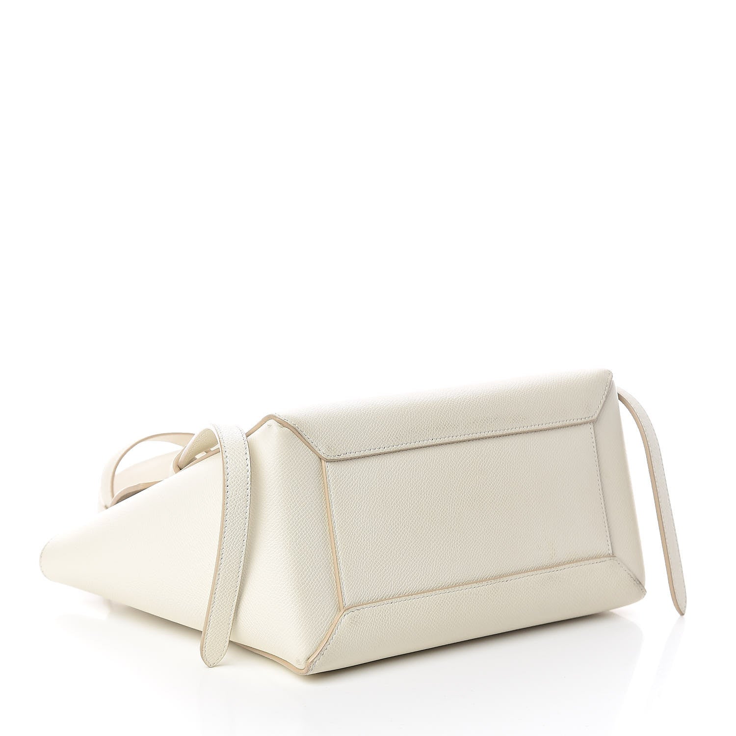 Celine Baby Grained Calfskin Micro Belt Bag White 4 of 19