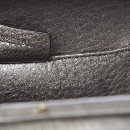 Gucci Metallic Pebbled Calfskin Soho Hard Case Clutch Golden Beige 7 of 10