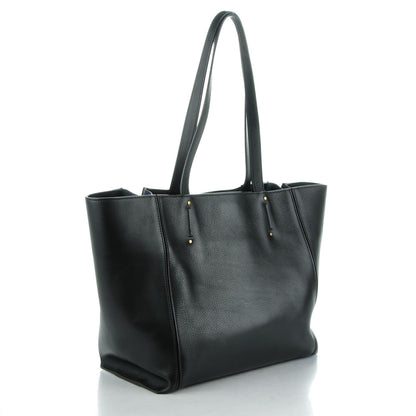 Chloe Smooth Calfskin Medium Milo Shopping Tote Black 3 of 8