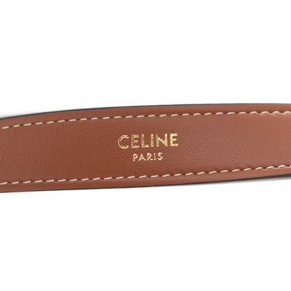 Celine Smooth Calfskin Medium Strap Ava Triomphe Shoulder Bag Tan 6 of 10