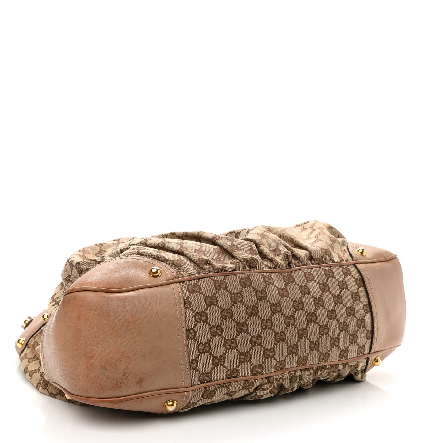 Monogram Hobo Beige