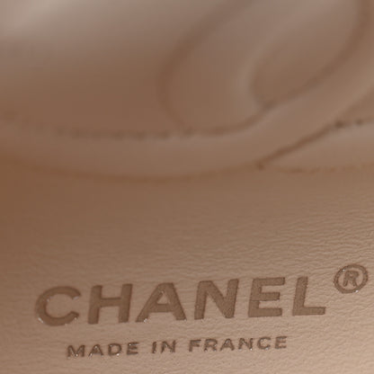 Chanel Tweed Quilted Medium Double Flap Yellow White Ochre 6 of 10