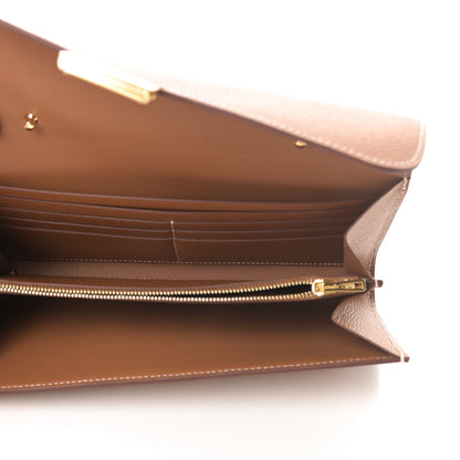 Hermes Epsom Constance Long Wallet To Go Gold 5 of 11