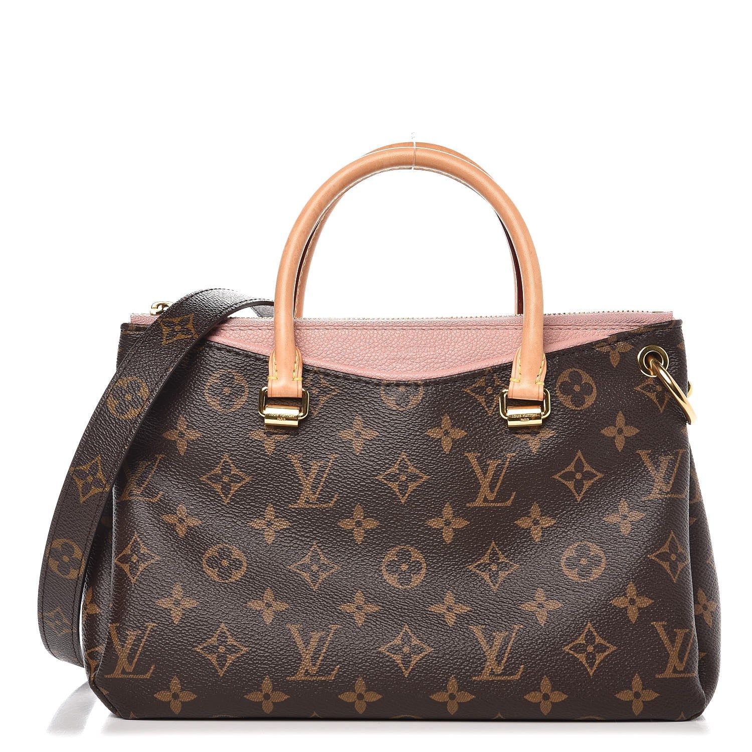 Louis Vuitton Monogram Pallas BB Rose Ballerine 1 of 7