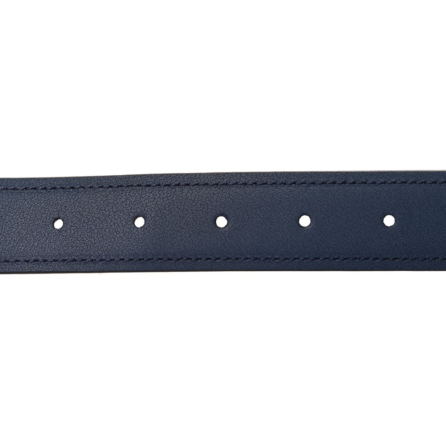 Lux Calfskin Blondie Interlocking G 30mm Belt 90 36 Blue Agata