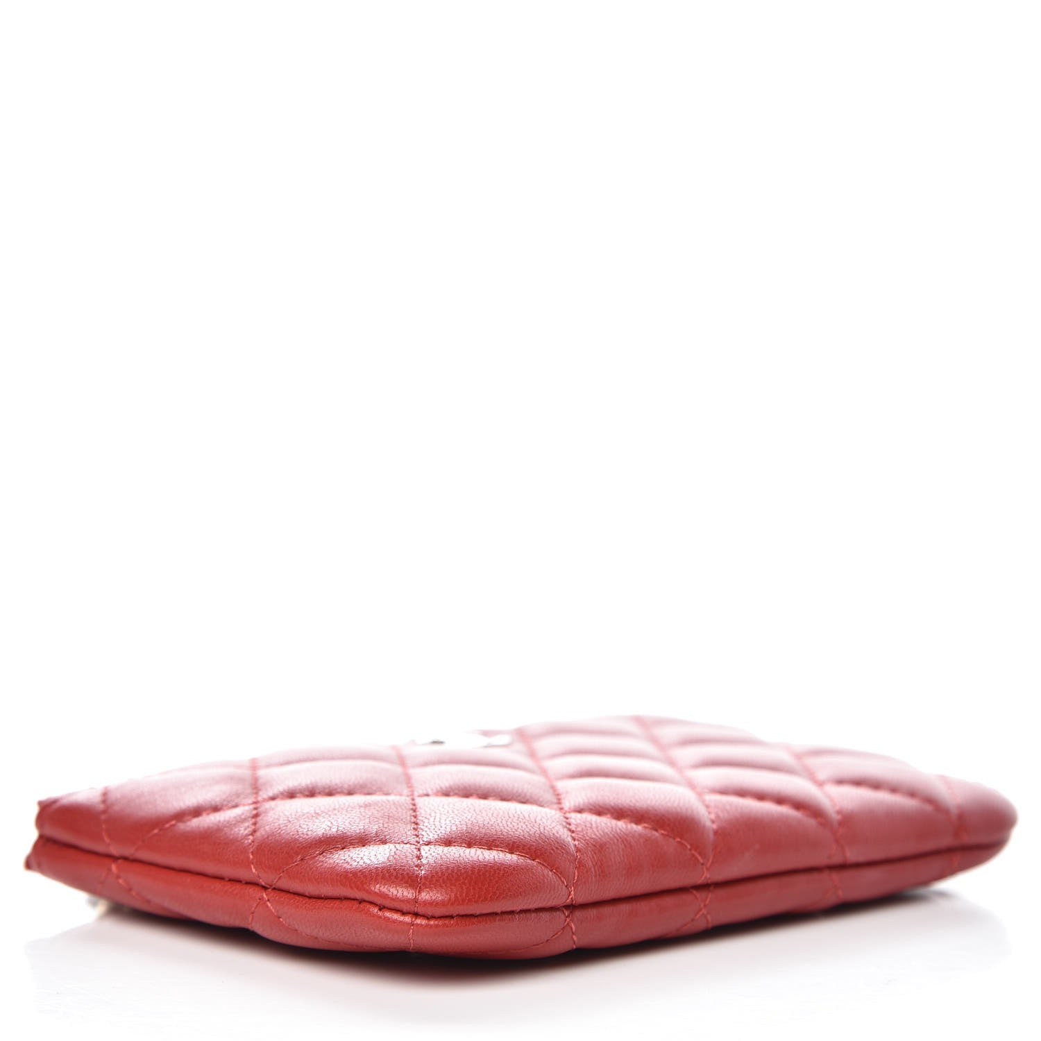 Chanel Lambskin Quilted Small Casino Cosmetic Case Red 4 of 7