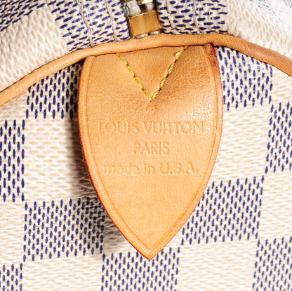 Louis Vuitton Damier Azur Speedy 30 6 of 8
