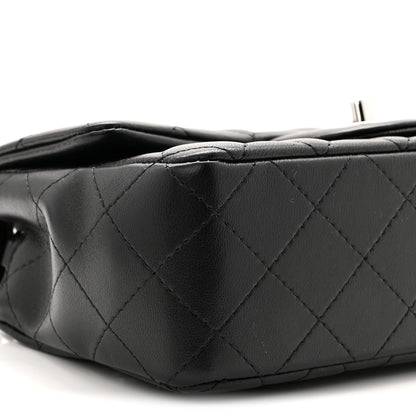 Chanel Lambskin Quilted Mini Rectangular Flap Black 9 of 11