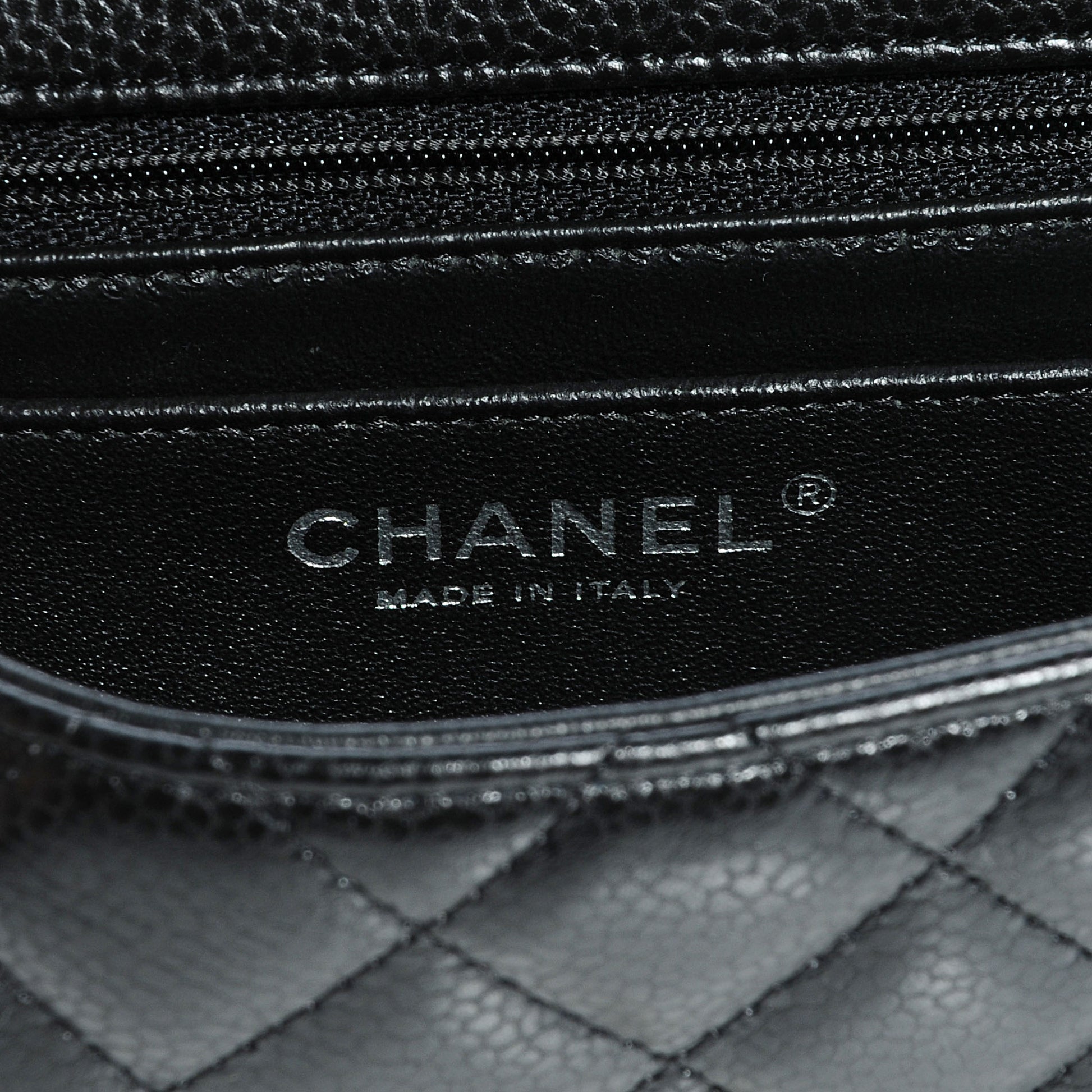 Chanel Caviar Quilted Mini Square Flap Bag Black 6 of 8