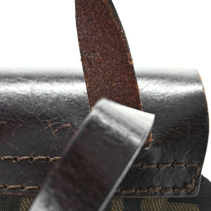 Fendi Zucca Drawstring Flap Backpack Tobacco 9 of 13