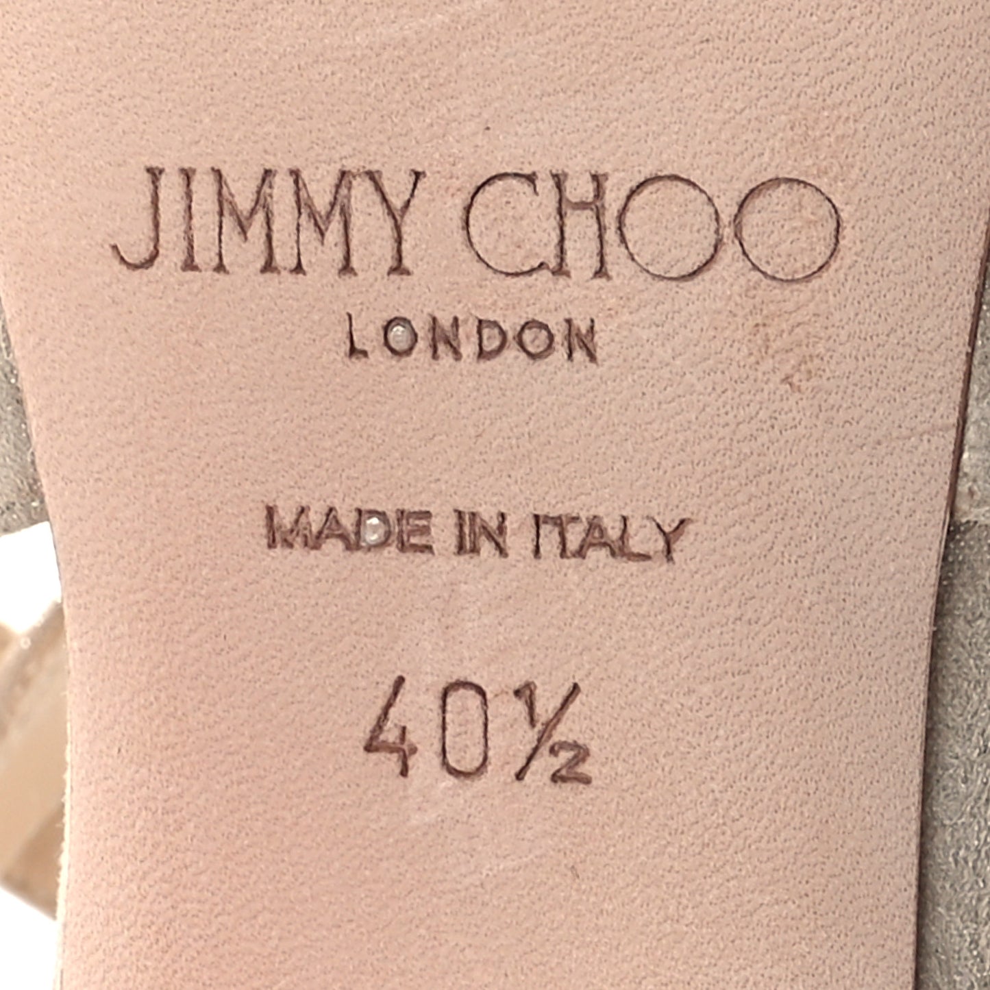 Shimmer Suede Emily 85 Sandal 40.5 Sand