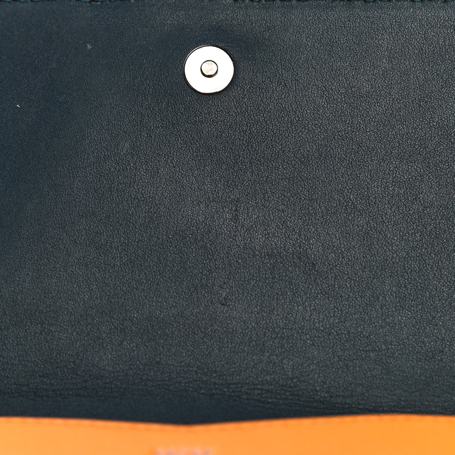 Lambskin Diamond Disco Mini Flap Crossbody Bag Orange