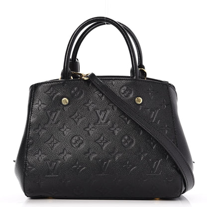 Louis Vuitton Empreinte Montaigne BB Black 1 of 10