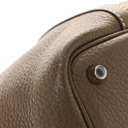 Hermes Taurillon Clemence Picotin Lock 18 PM Etoupe 11 of 11