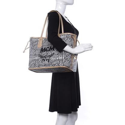 MCM Metallic Visetos Medium Liz Reversible Shopper Tote Gold 2 of 16
