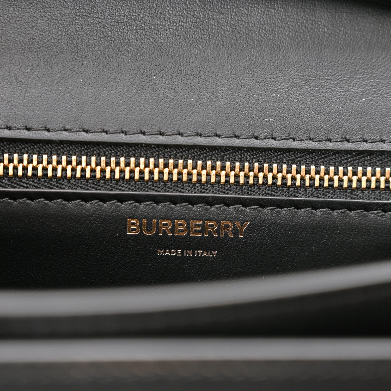 Burberry Calfskin Medium TB Bag Black 6 of 10
