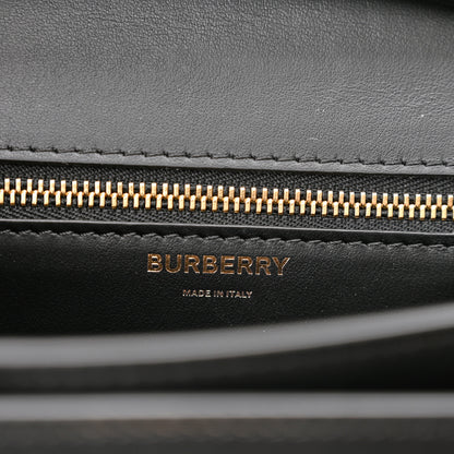 Burberry Calfskin Medium TB Bag Black 6 of 10