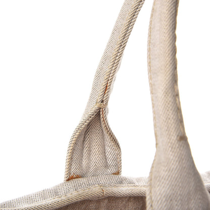 Prada Denim Logo Tote Light Blue 8 of 14