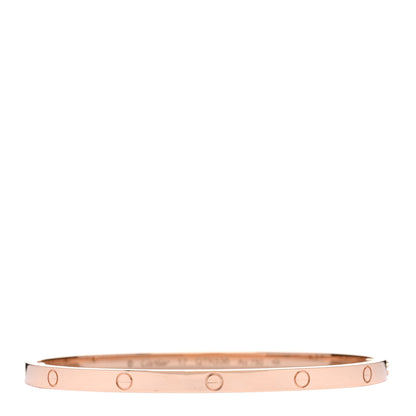 Cartier 18K Pink Gold Small LOVE Bracelet 17 1 of 4