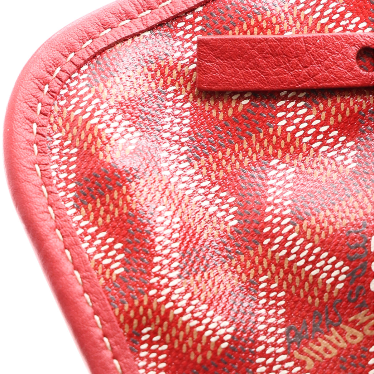 Goyardine Reversible Mini Anjou Red