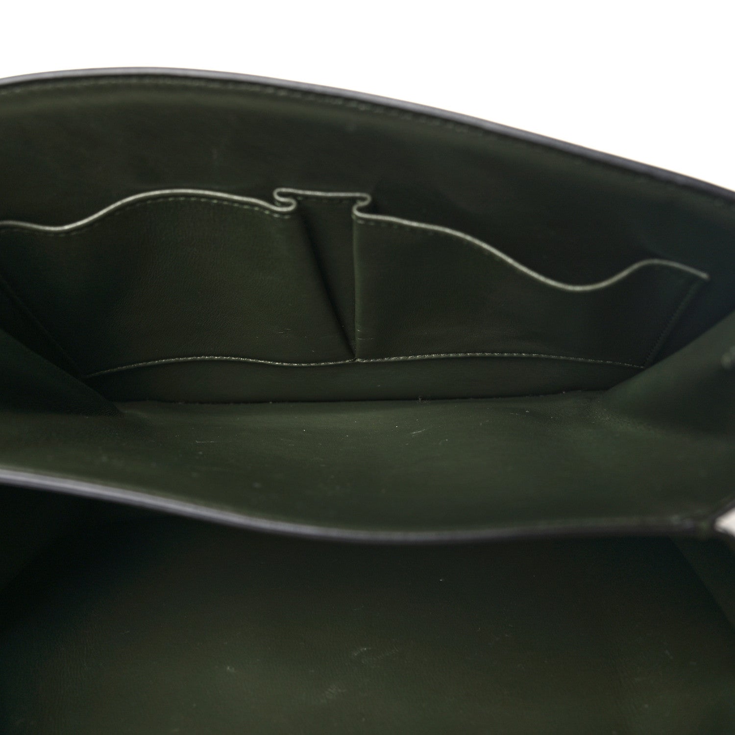 Celine Box Calfskin Classic Box Medium Flap Bag Green 6 of 13