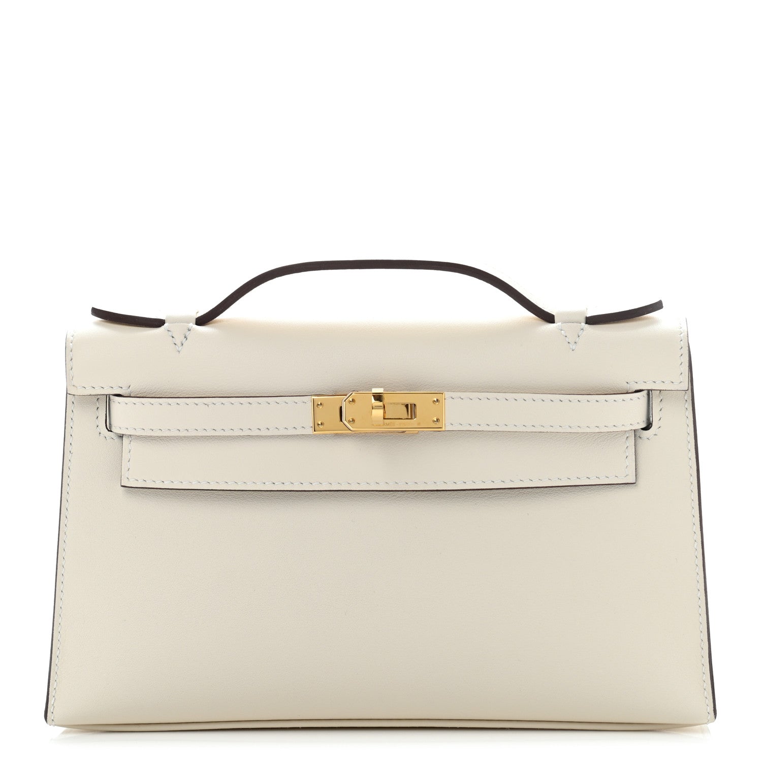 Hermes Swift Kelly Pochette Clutch Nata 1 of 10