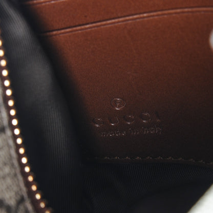 Gucci GG Supreme Monogram Wrist Wallet Brown 6 of 7