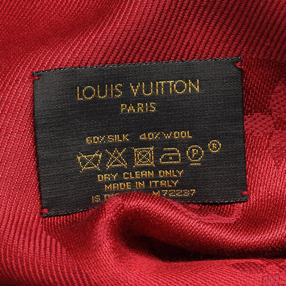 Louis Vuitton Silk Wool Monogram Shawl Pomme D'Amour 4 of 4