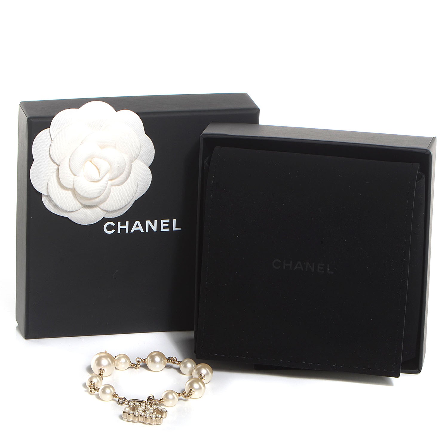 Chanel Pearl CC Bracelet Gold 5 of 5