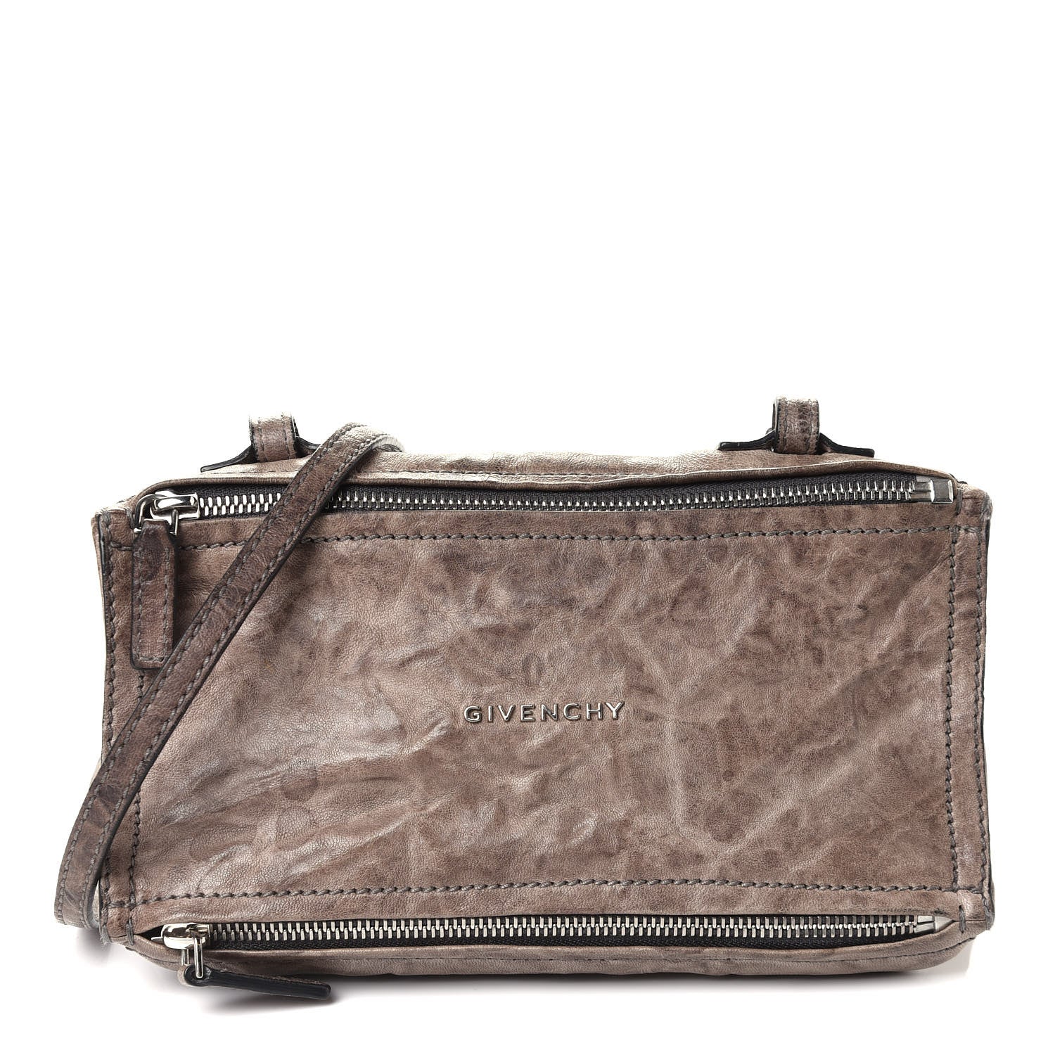 Givenchy Tumbled Sheepskin Mini Pandora Charcoal 1 of 8