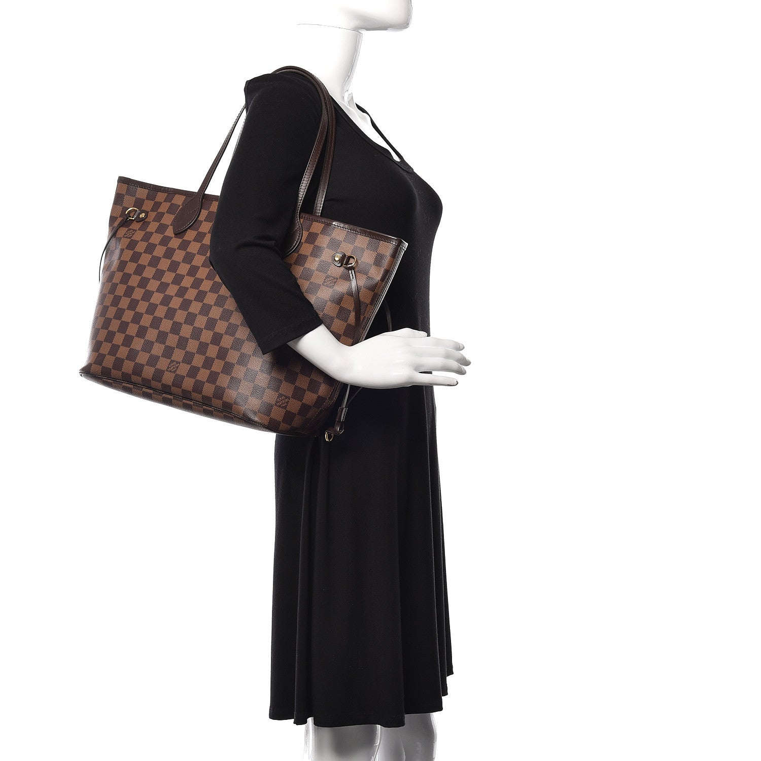 Louis Vuitton Damier Ebene Neo Neverfull MM 2 of 12