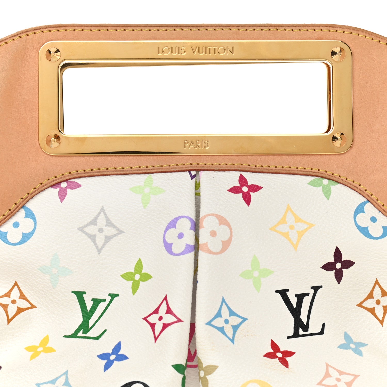 Louis Vuitton Monogram Multicolor Judy MM White 7 of 10