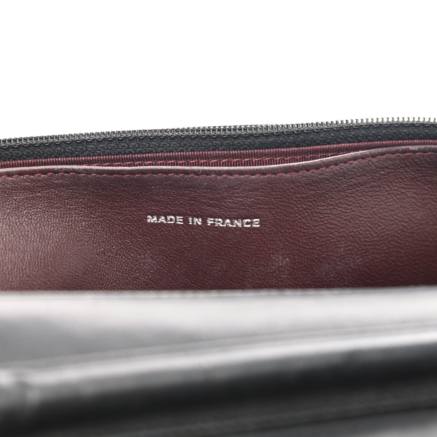 Chanel Lambskin Quilted Wallet On Chain WOC Black 7 of 13