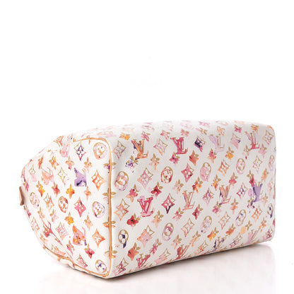 Louis Vuitton Watercolor Aquarelle Speedy 35 White 4 of 25