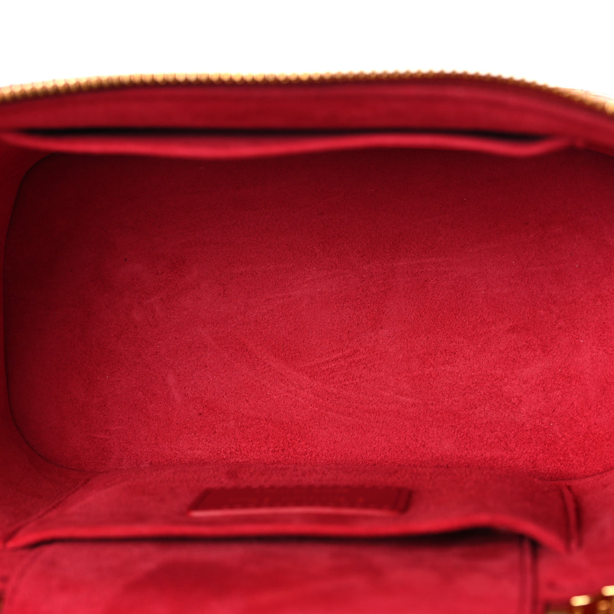 Christian Dior Lambskin Cannage Small Diortravel Vanity Case Red 5 of 10