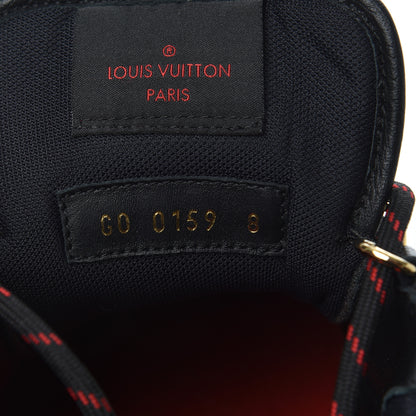 Louis Vuitton Calfskin Mens LV Trainer Sneakers 8 Black 7 of 7